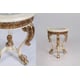 Luxury Antique Gold & Beige ANGELICA Coffee Table Set 2 Pcs EUROPEAN FURNITURE 