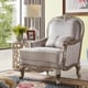 Antique Silver Fabric Sofa Set 3Pcs Traditional Homey Design HD-20322 