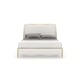 Light-Toned Fabric Champagne Pearl Finish Queen Bed Deep Sleep by Caracole 
