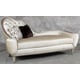 Luxury Pearl Chenille Chaise Lounge Set 2P Benetti's Sofia Lilliana Traditional