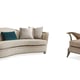 Pale Grey Fabric Sofa Set 2Pcs Contemporary  A Flair To Remember by Caracole 