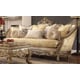Luxury Gold Champagne Living Room Set 4Pcs Homey Design HD-2626 Traditional