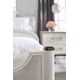 Dove Gray Performance Velvet CAL King Bed TO POST OR NOT TO POST-KING by Caracole 