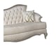 Luxury Champagne Pearl Silk Chenille Loveseat HD-90020 Classic Traditional