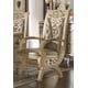 Traditional Metallic Antique Silver Dining Room Set 7Pcs Homey Design HD-8015 