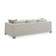 Light Grey Fabric Traditional Sofa BEST FOOT FORWARD by Caracole 