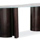 Organic Shaped Glass Top THE ELEMENTS DESK by Caracole 
