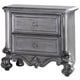 Gray Finish Wood King Bedroom Set 6Pcs w/Chest Transitional Cosmos Furniture Adriana