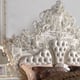 Pearl Cream & White Tufted CAL KING Bedroom Set 5 Pcs Traditional Homey Design HD-1807