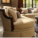 Homey Design HD-1621Luxury Golden Beige Sectional Sofa and two Chairs Living Room Set 3Pcs