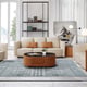 Luxury Italian Leather Beige & Orange Sofa MAKASSAR EUROPEAN FURNITURE Modern