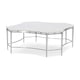 Terrazzo Stone Top & Metal Frame Coffee Table WHAT'S THE SCOOP by Caracole 