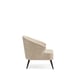 Animal-Inspired Neutral Fabric THE MELANIE ARM CHAIR by Caracole 