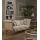 Luxury Chenille Sofa Set 2 Ps Carved Wood Benetti's Milerige Classic Traditional