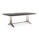 Otter & Champagne Gold Finish Dining Table D'ORSAY by Caracole 