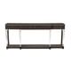 Midnight Maple Finish Acrylic Legs Console Table KEEP ME POSTED by Caracole 