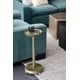 Bronze Gold Metal End Table REMIX METAL SPOT TABLE 2 by Caracole 