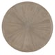 Ash Driftwood Finish Round Dining Table ROUGH AND READY 54 by Caracole 