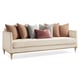 Cream Performance Fabric Traditional Sofa FONTAINEBLEAU by Caracole 