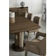 Sepia & Smoked Stainless Steel Modern LA MODA DINING TABLE by Caracole 