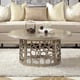 Champagne Finish Luxury Fabric Sofa Set 4Pcs w/ Coffee Table Modern Homey Design HD-632 SPECIAL ORDER