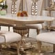 Traditional Gold & Beige Solid Wood Dining Chair Set 2Pcs Homey Design HD-9083-CH