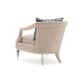 Blush Taupe Velvet Accent Chair Contemporary LIVING LARGE by Caracole 