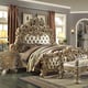 Pickle Frost/Antique Silver King Bedroom Set 3 Pcs Traditional Homey Design HD-7012 