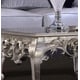 Belle Silver Finish End Table Traditional Style Homey Design HD-13006