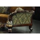 Homey Design HD-260 Traditional Mocha Golden Beige Upholstered Sofa Set 3Pcs