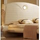 Luxury King Bed Cream Leather Contemporary Homey Design HD-901