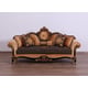 Imperial Luxury Black & Dark Gold RAFFAELLO Sofa Set 3 Pcs EUROPEAN FURNITURE