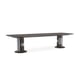 Sepia & Smoked Stainless Steel Modern LA MODA DINING TABLE by Caracole 