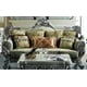 Homey Design HD-272 Silver Finish Hand Carved Wood Living Room Set 4Pcs Classic