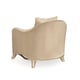 Classically French Soft Camel-Curved Back Beige Fabric THE RIBBON CHAIR by Caracole 