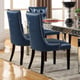 Contemporary Style Dining Table in Silver finish Wood Cosmos Furniture Brooklyn 
