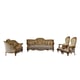 Luxury Gold & Bronze CARLOTTA Sofa EUROPEAN FURNITURE Traditional Classic