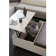 Ash Taupe Lift-Top Coffee Table REPETITION BUNCHING COCKTAIL by Caracole 