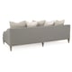 Granit Frey Fabric & Taupe Silver Finish Sofa LOW KEY by Caracole 