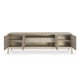 Silver Shadow & Fawn Adjustable Levelers Console Table SHOWCASE by Caracole 