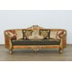 Imperial Luxury Black & Silver Gold LUXOR II Sofa EUROPEAN FURNITURE Traditional