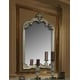 Homey Design HD-200 Traditional Style Silver Finish Wood Dresser with Mirror 2Pc