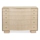 Exotic Anegre Veneers & Platinum Blonde Finish Chest BIG DIPPER by Caracole 