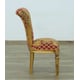 Luxury Antique Bronze & Red VALENTINA Side Chair Set 2Pcs EUROPEAN FURNITURE 