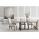 Ash Driftwood & Chocolate Bronze Formal Dining Set 8Pcs FAMILY GATHERING by Caracole 