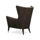 Soft Touchable Chocolate Leather Accent Chair SO WELT DONE by Caracole 