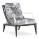 Charcoal Stain and Modern Nickel REPETITION CHAIR by Caracole 
