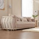 Modern Beige Composite Wood Loveseat Traditional Homey Design HD-L9003