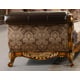 Homey Design HD-26 Traditional Espresso Dark Walnut Wood Sofa Couch and Loveseat