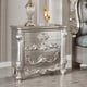 Luxury Antique Silver Grey Nightstand Set 2Pcs Traditional Homey Design HD-5800GR